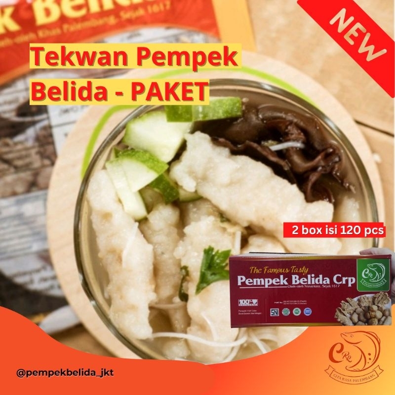 

Tekwan Pempek Belida 2 Box Isi 120 PCS + Bumbu Kering | Tekwan Asli Palembang/Tekwan Frozen