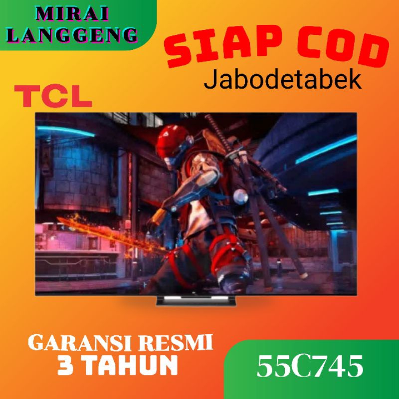 TCL QLED 55C745 4K GOOGLE TV FULL ARAY
GAMING TV 55 inch