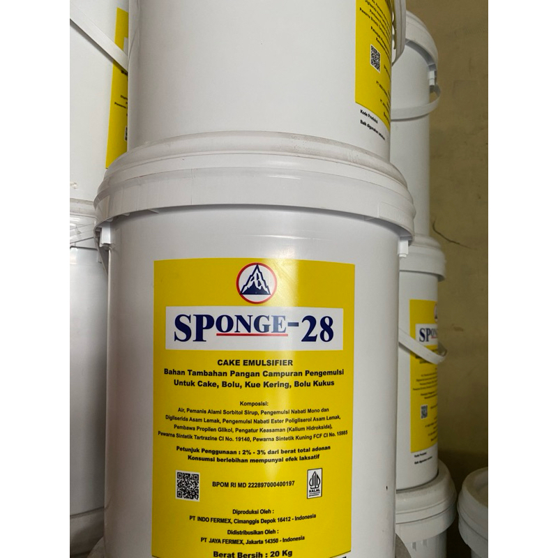 

SPONGE 28 REEPACK 1kg | PENGEMBANG KUE | CAKE EMULSIFIER Sp KEMASAN 1kg