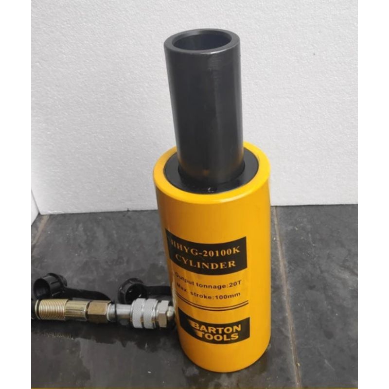 Hydraulic Cylinder Hollow Plunger 20Ton Stroke 100Mm Hidrolik Silinder 20 Ton Hollow Plunger Barton