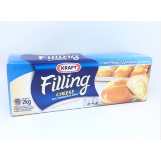 Keju Kraft Filling 2kg termurah | cheese filling