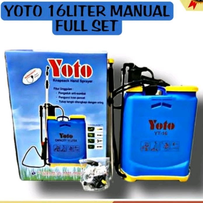 SPRAYER MANUAL YOTO 16 liter