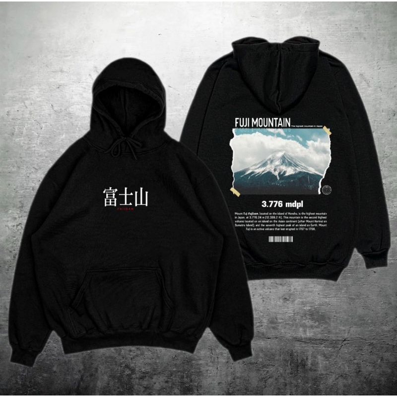 Sweater Hoodie Pria Wanita  Fujisun Psyhco -Himside M-XL