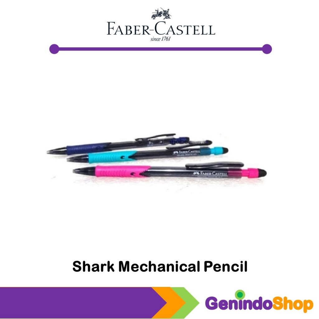 

Pensil Mekanik / Mechanical Pencil Shark 0.5 mm Faber Castle