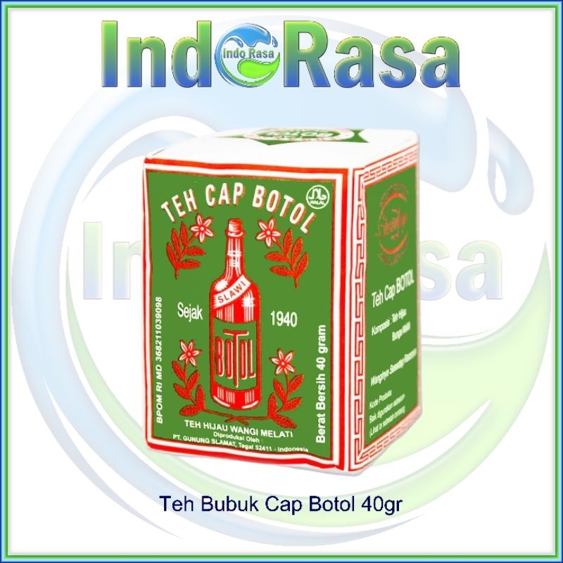 

Teh Hijau Bubuk Cap Botol 40gr