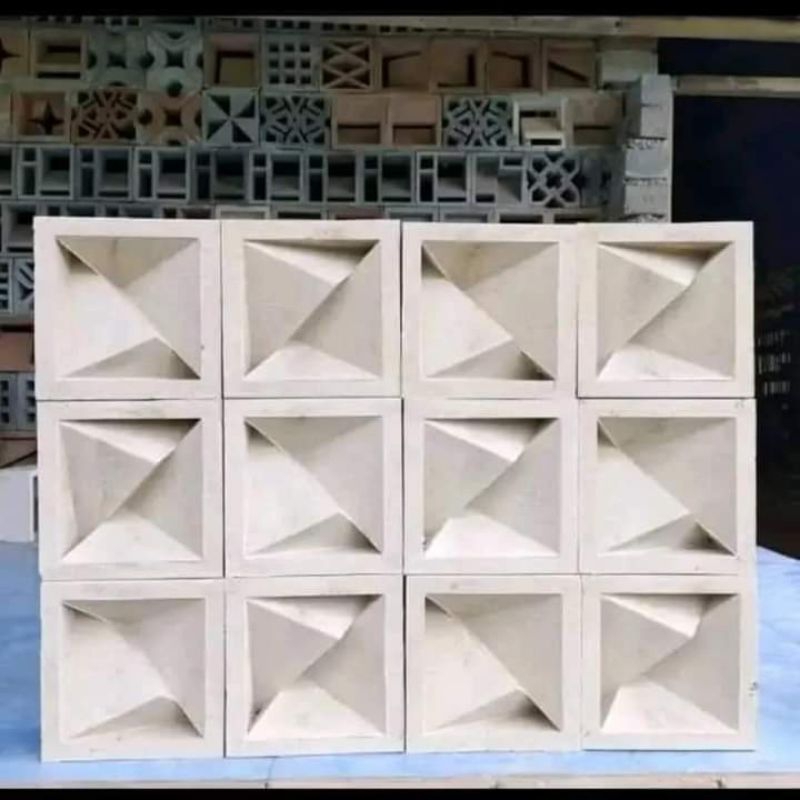 Roater Beton Minimalis,Roster Lubang Angin, Roster Motif Durian