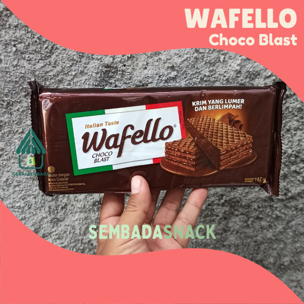 

Wafer Wafello Choco Blast 117 gram - GERAI SEMBADA