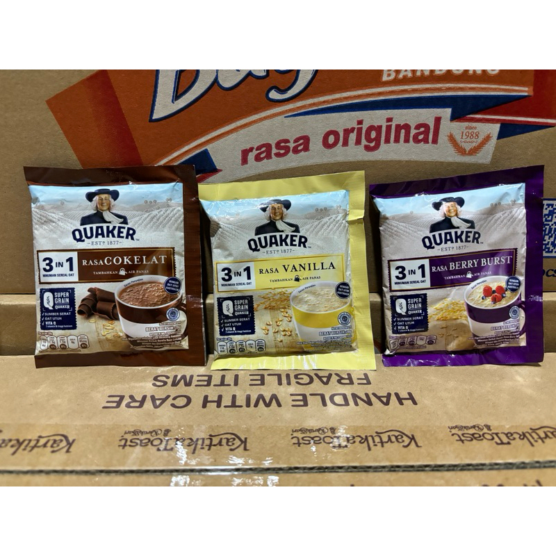 

Quaker 3in1 Minuman Sereal Oat Sachet 28gram