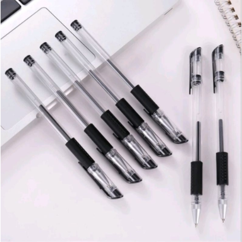 

Pena Gel 0.55mm Standart Pulpen Tinta Cair 1pcs alat tulis kantor dan sekolah