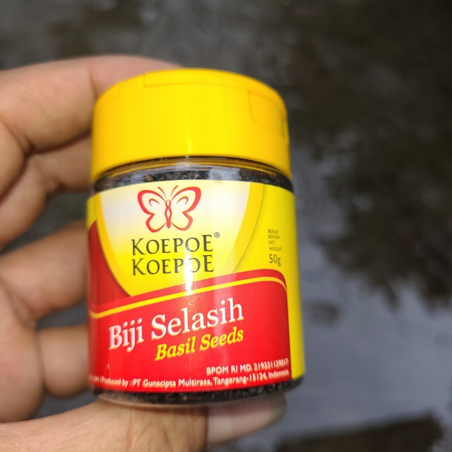 

Biji Selasih Koepoe-Koepoe 50gram