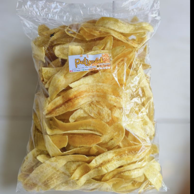 

3KG GROSIR Keripik Pisang 1ball Asin Gurih kiloan FREE Kardus