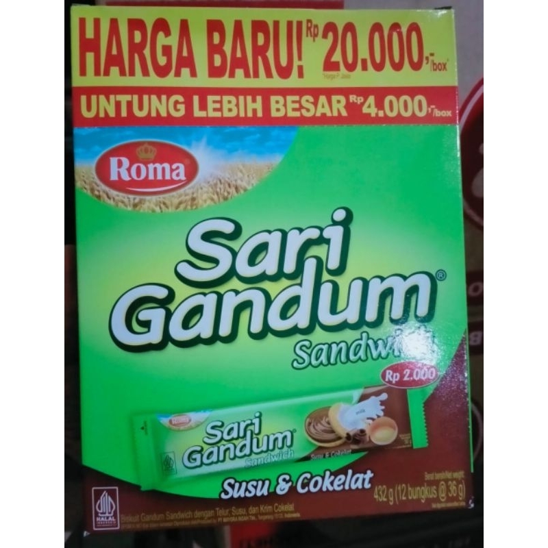 

ROMA SARI GANDUM 36g