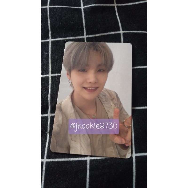 BTS Official Photocard Proof Compact Suga