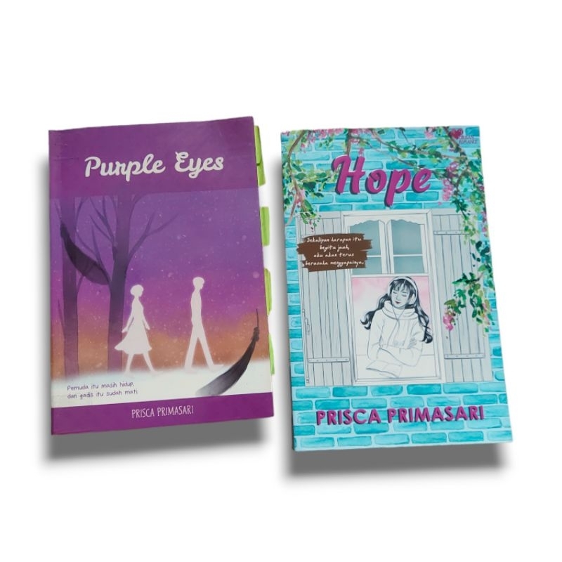 [Booked] Novel Prisca Primasari - Hope & Purple Eyes (Bundle)