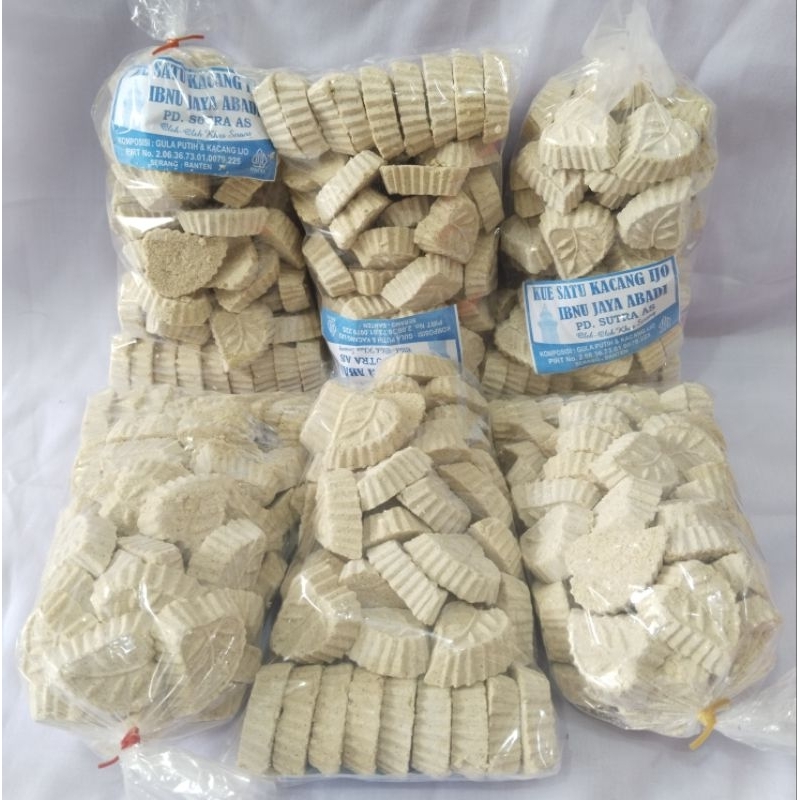 

Kueh Satu Kacang Ijo Asli 500g / Oleh Oleh Banten