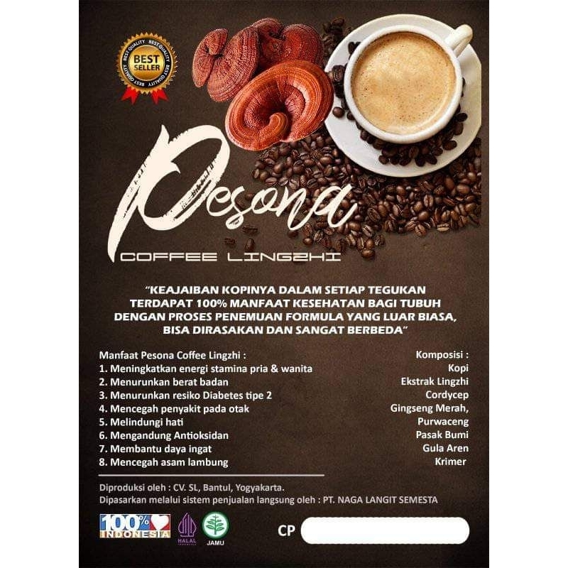 

Coffee Lingzhi Ganoderma Untuk Stamina & Kesehatan (Isi 5 Saset)