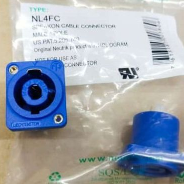 SOKET SPICON /SPEAKON NEUTRIK ORIGINAL PRODUK
