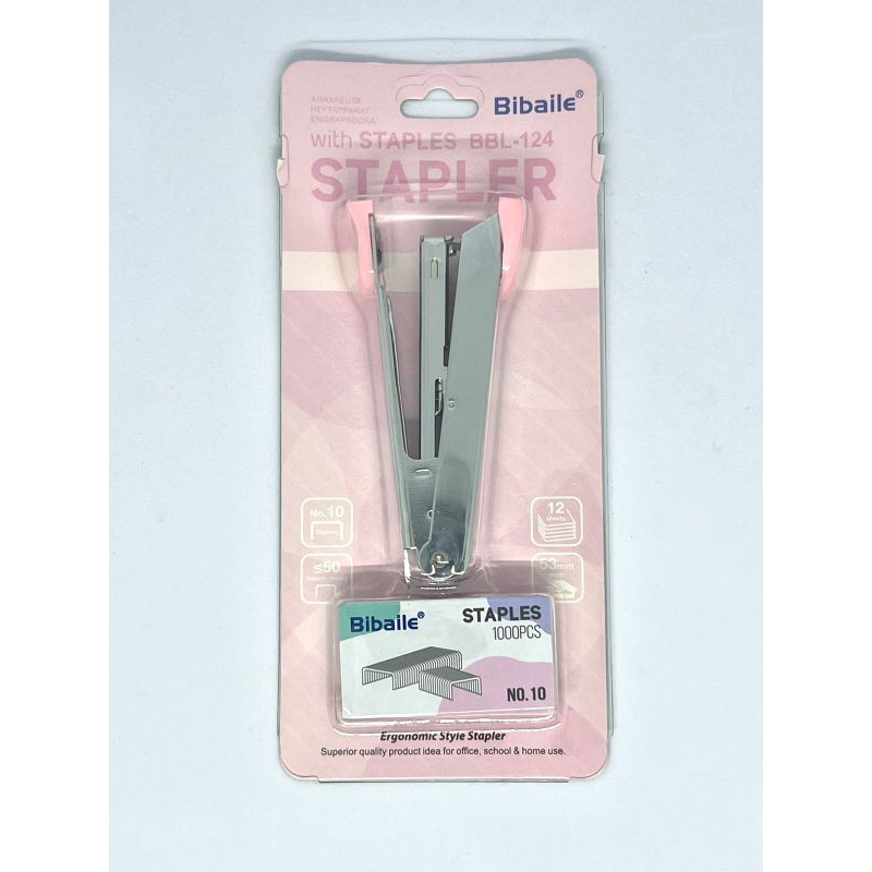 

SET STAPLES + STAPLER BIBAILE BBL -124