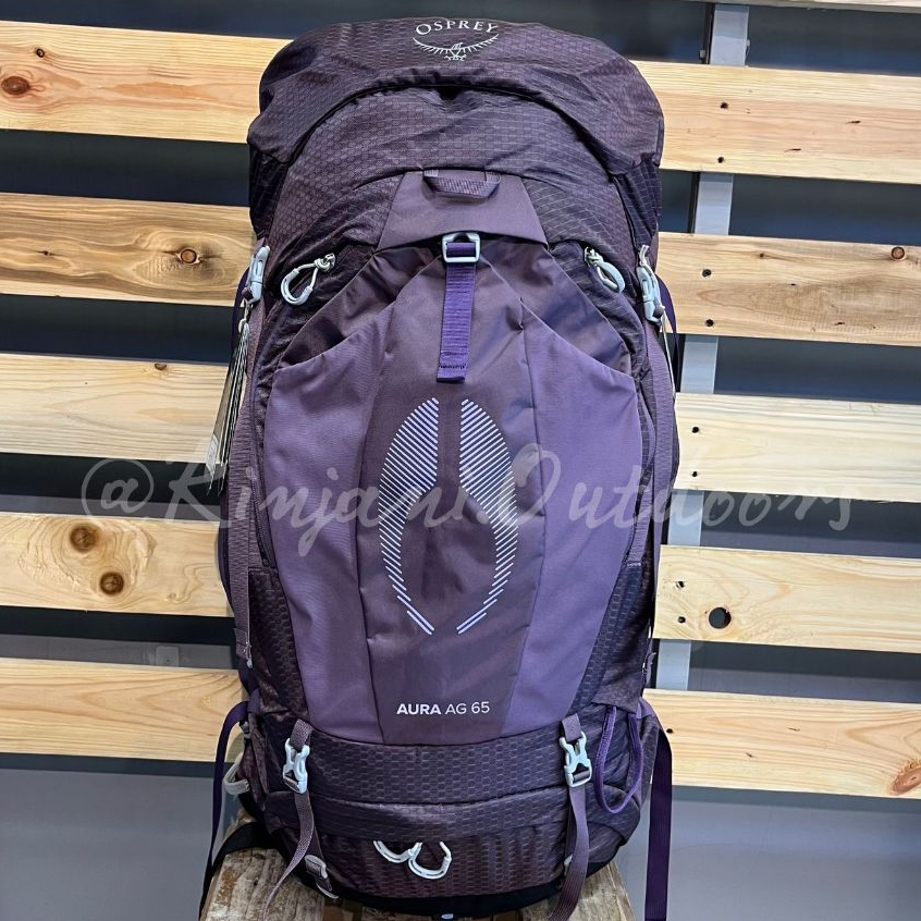 CARRIER AURA AG 65 RED 62L BACKPACK OSPREY TAS GUNUNG CARRIER OSPREY TAS HIKING BACKPACK OSPREY ORIG