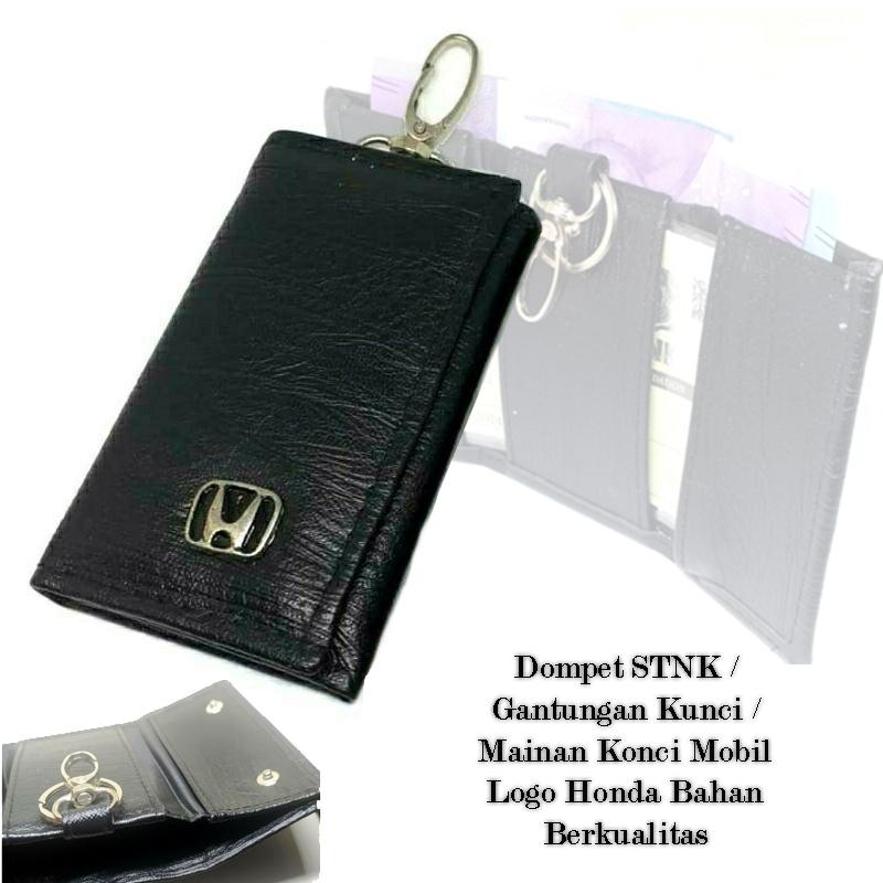 Dompet STNK /Gantungan Kunci / Mainan Konci Mobil Logo Honda Jazz Beat Vario pcx