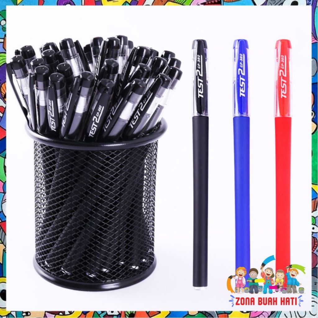 

ZBH Pena Gel 0.5MM Model TST 2 Pulpen Warna Warni Ujung Lancip Alat Tulis Sekolah Kantor Bolpoint Tinta Gel Cair ATK Murah