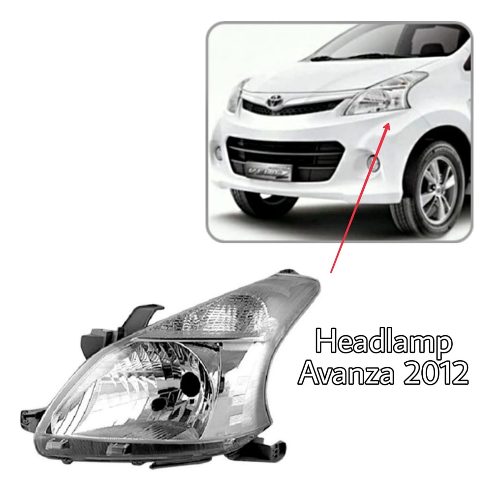 (AK) HEADLAMP Lampu depan mobil ALL NEW AVANZA 2012 KIRI KANAN