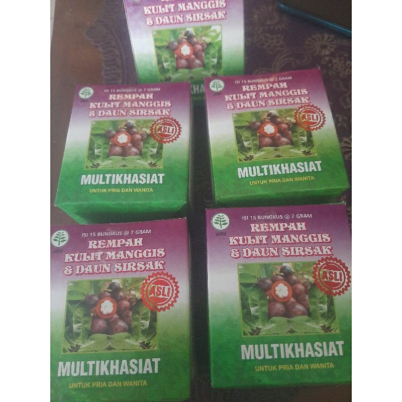 serbuk asam urat terbaik Rempah kulit manggis multi khasiat (serbuk)