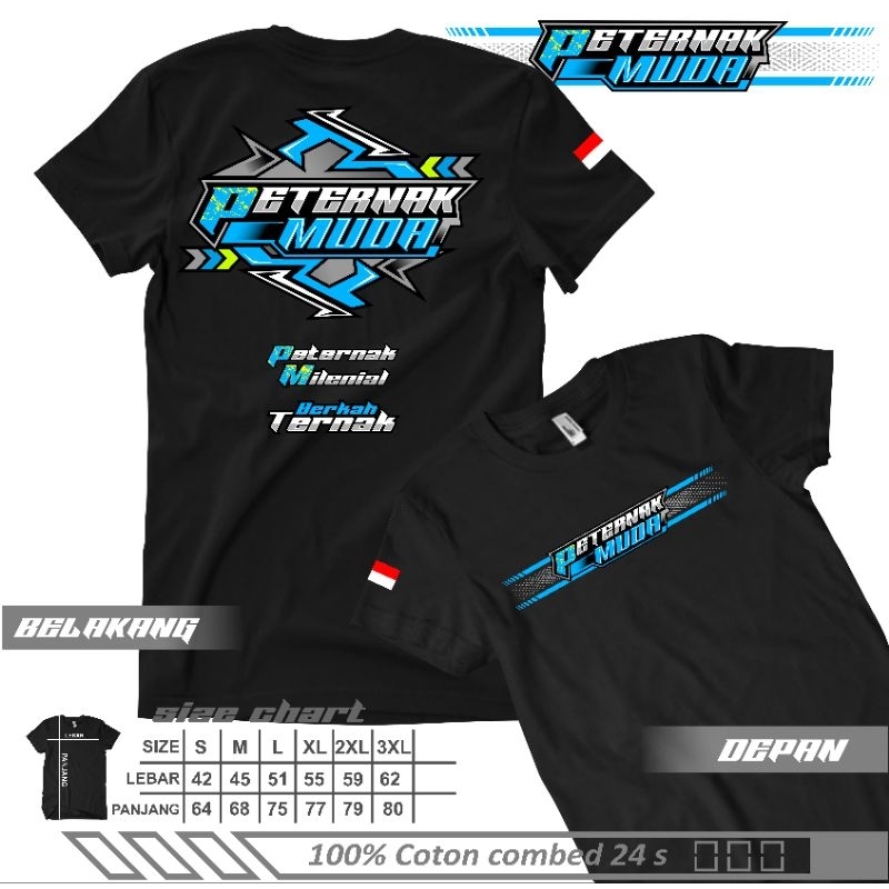 kaos firal peternak muda peternak milenial sobat ngarit