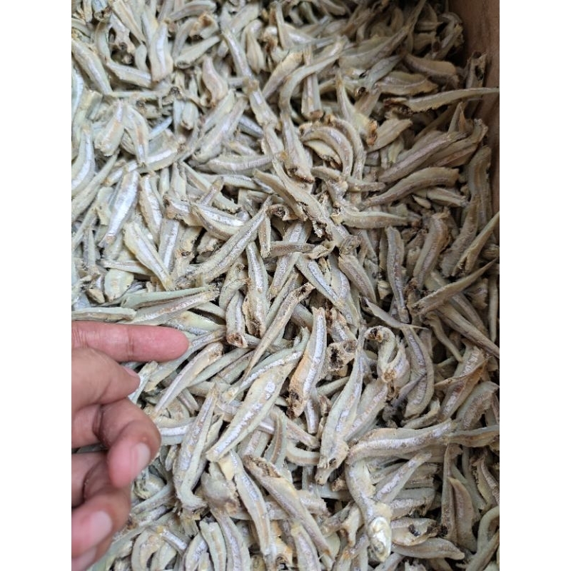 

IKAN ASIN TERI JENGKI GUNDULAN/TANPA KEPALA 500GR