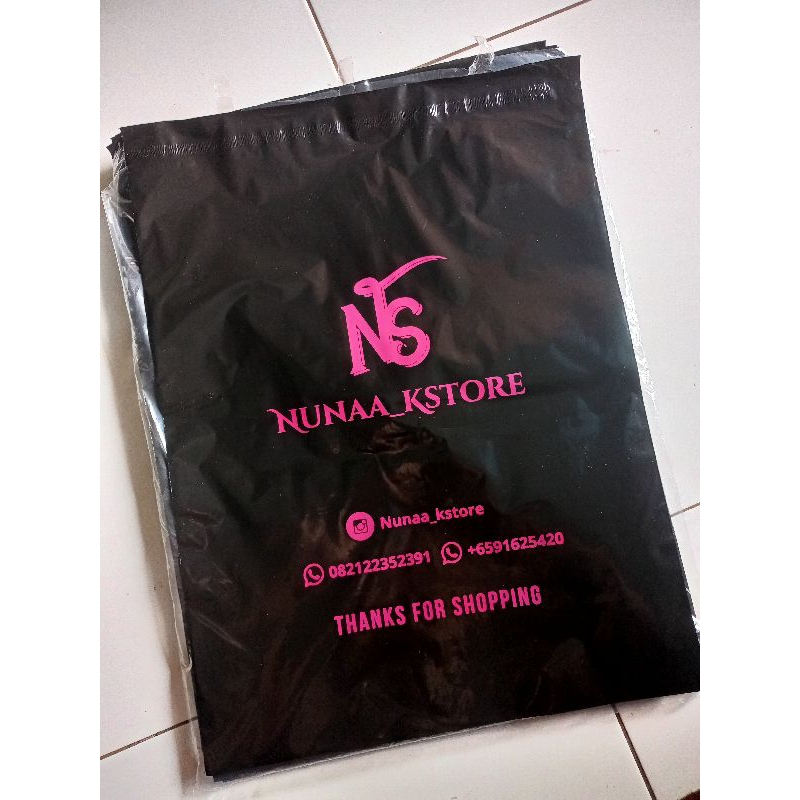 

1pack Plastik polymailer sablon desain bebas / plastik packing olshop