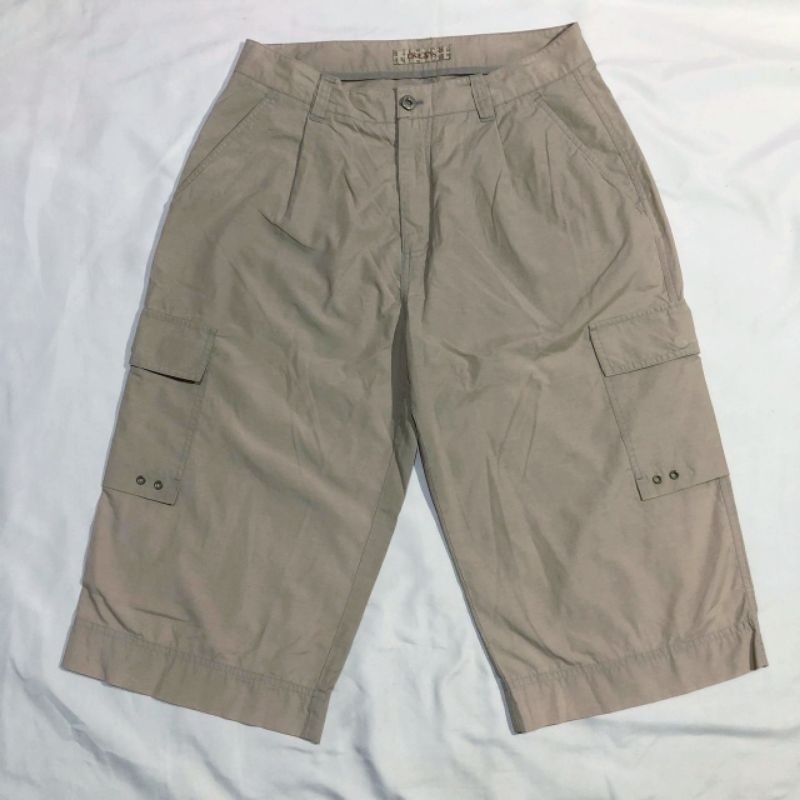 Celana Pendek Shortpants 7/8 Chinos Cargo Frjeans Cream Original Second Preloved #CC79