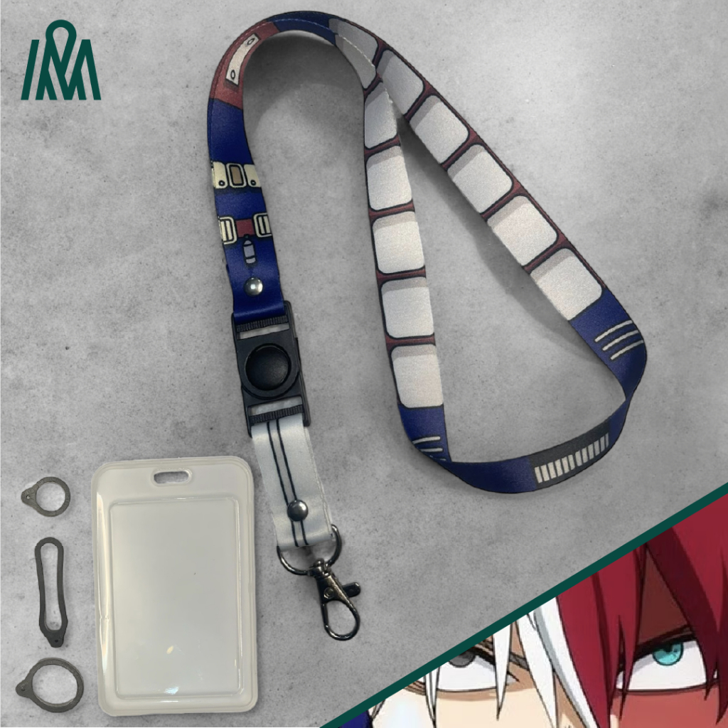 

Lanyard SHOTO TODOROKI My Hero Academia Anime Merchandise Tali ID Card (unofficial)