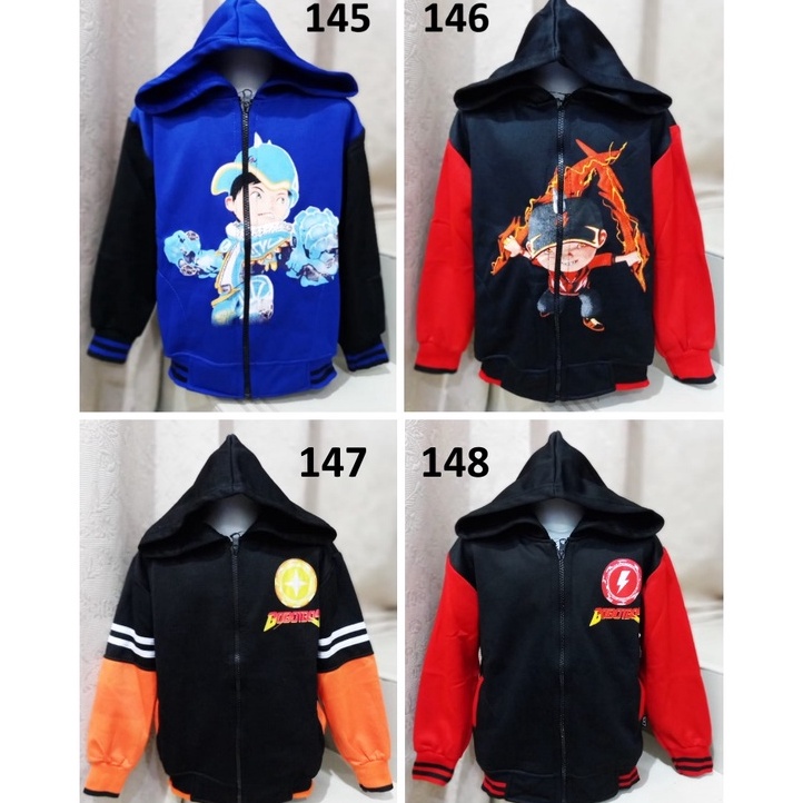 Limitless Jaket Anak Boboiboy  Jaket Boboiboy