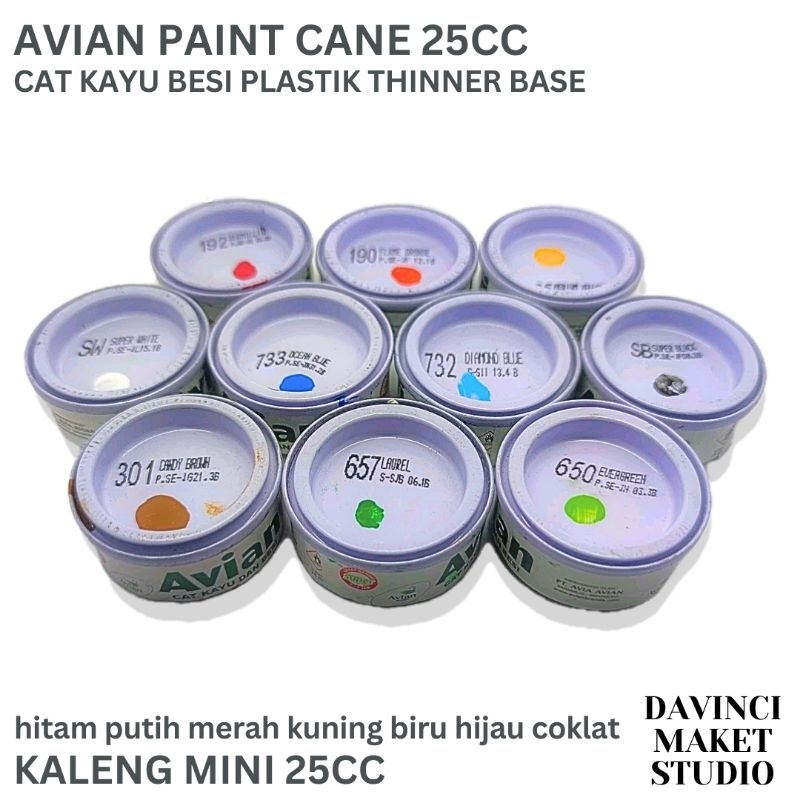 

Avian Paint Cat Kayu Besi - Cat Super Oil Base Kaleng 25cc