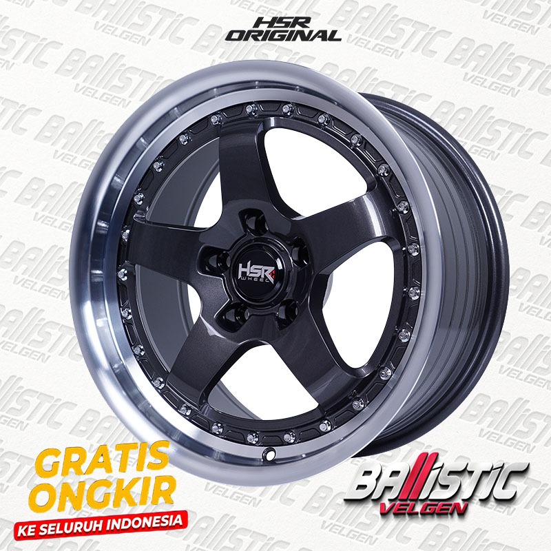 Velg Semi Celong Ring 17 Mobil Baleno, Camry, Luxio, Terios DLL Lubang baut 5 Original HSR Wheel