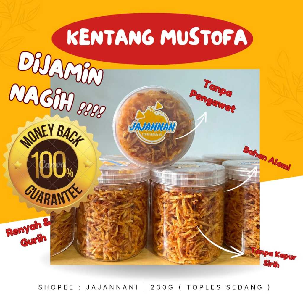 

BUNDLE 220x2 KENTANG MUSTOFA JAMINAN ENAK!