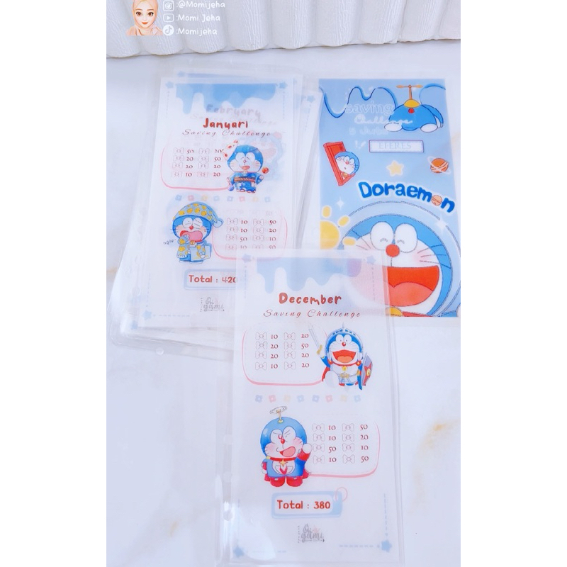 

saving challenge cash envelope vellum tantangan menabung setahun 12 amplop free cover