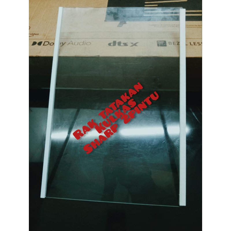 RAK KULKAS.RAK TATAKAN KULKAS.RAK SEKAT.RAK NAMPAN.RAK TENGAH.KULKAS SHARP 2PINTU SERI: SJ235 SJ236 