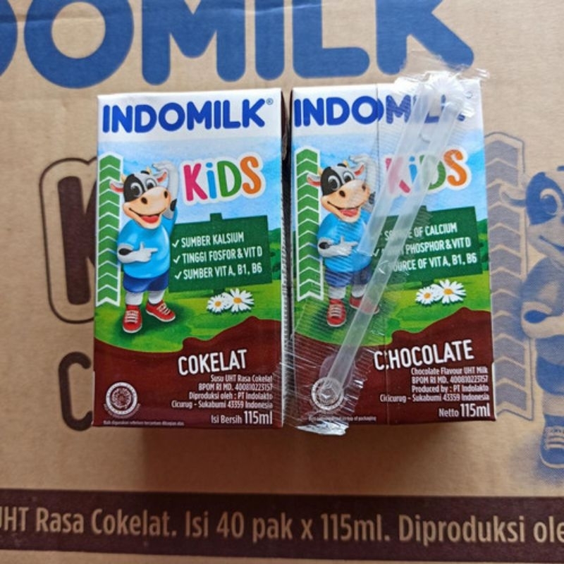 

Indomilk kids susu UHT cokelat 40pcs x 115mL