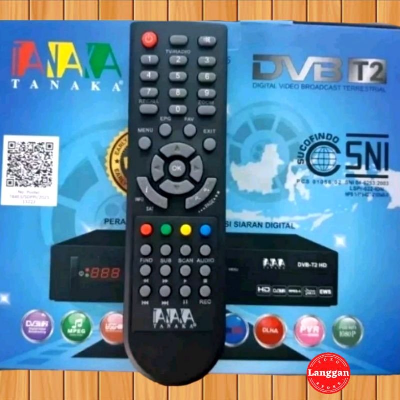 REMOT REMOTE STB DVB T2 TANAKA HD