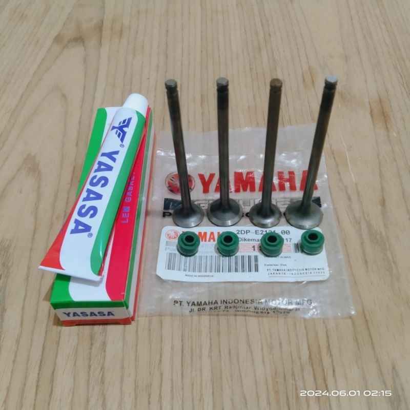 PAYUNG KLEP + SIL KLEP + LEM KLEP SET YAMAHA JUPITER MX NEW - JUPITER MX OLD - VIXION NEW - VIXION O