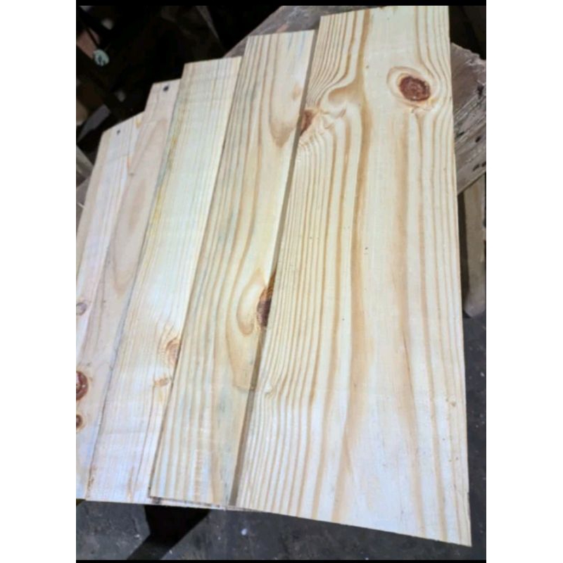 PAPAN KAYU JATI BELANDA 9.8x 100 x 1,5 ( PXLXT)