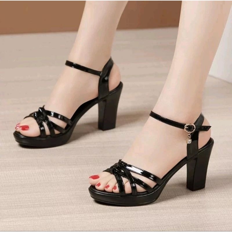 RZ 02 Sandal Heels Wanita Hak tinggi 7cm