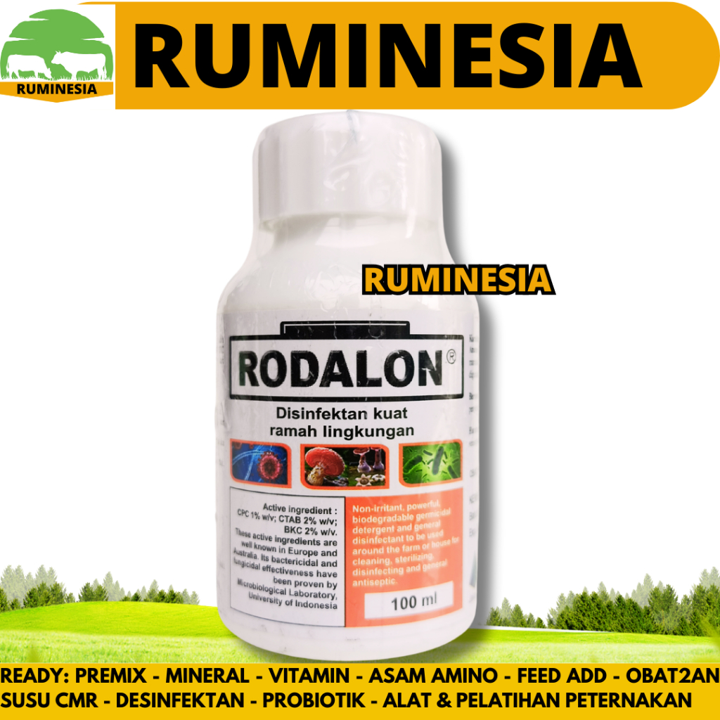 RODALON 100ml - CETADEST BKC 100ml - Disenfektan Pembasmi Virus Kuman Kuman Bakteri