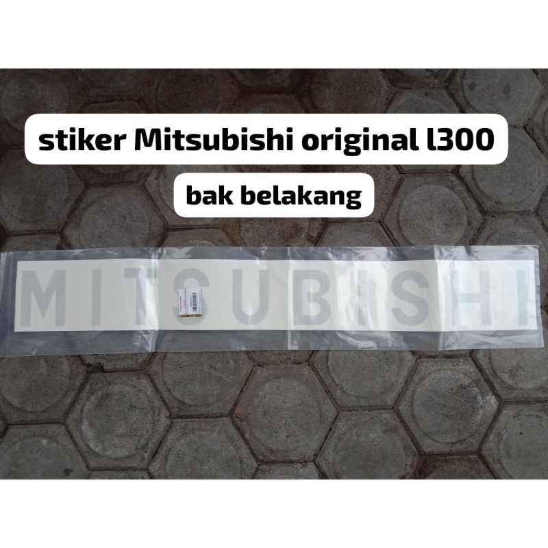 Stiker Mitsubishi l300  bak belakang original