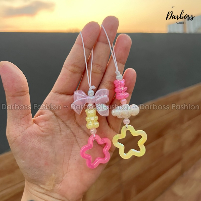 SN Strap Lucu / Strap HP pendek / Phone charm minimalis / Strap HP SIMPLE EPEGAN / Gantungan HP / Ta