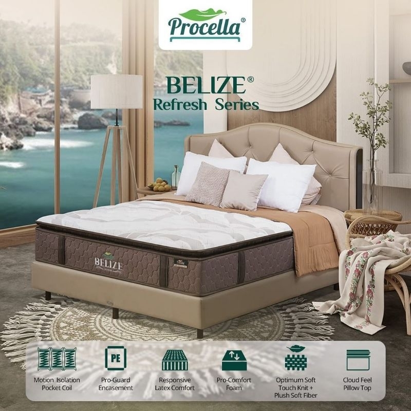 Springbed Procella BELIZE Refresh Series /Procella Spring bed Premium / Kasur Acadia Termurah Jabode