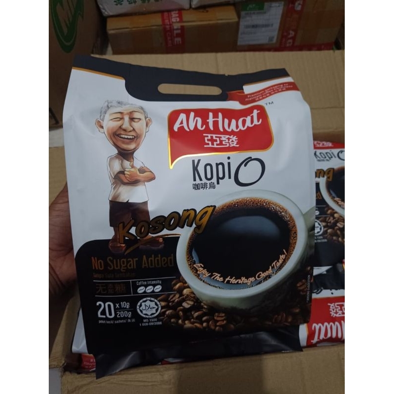 

Ah Huat Kopi 0 Kosong Malaysia Isi 20 Sachet