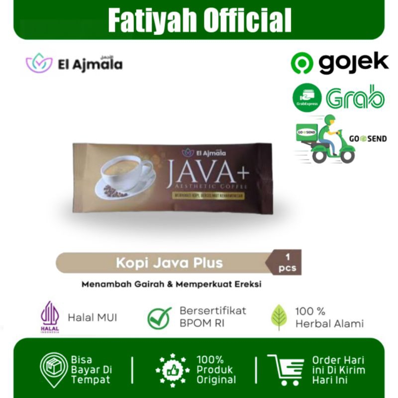 

El AJMALA - KOPI JAVA PLUS KOPI JAVA+ KOPI VITALITAS TERLARIS 1 SACHET