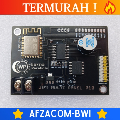 Controller JWS Single Color P10 1-6 PANEL - Kontroller Jadwal Sholat Multipanel Dan LCD 16x2 / LCD 1